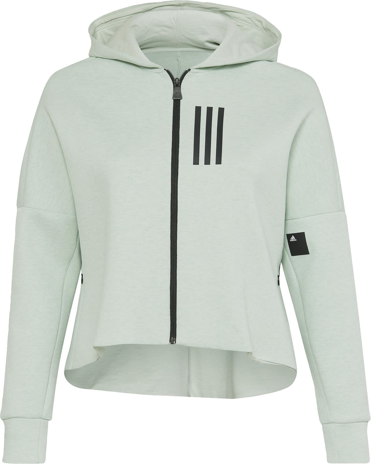 ADIDAS Mission Victory Slim Fit FullZip Hoodie (Plus Size) på stadium.se